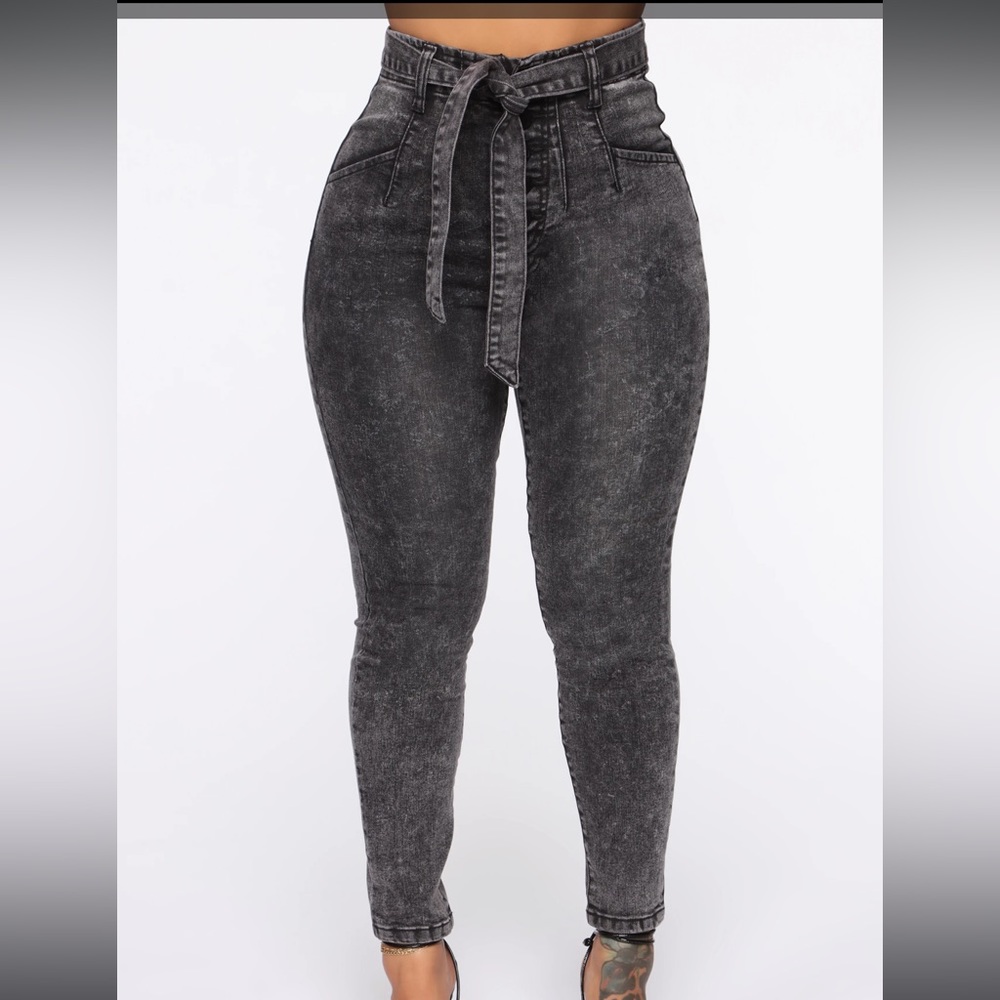 All wrapped up high rise black jeans size 11
